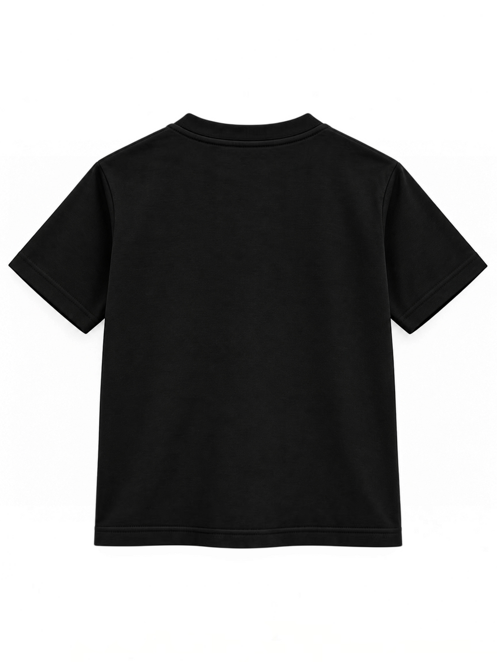 Kiddy Kloset kids black fitted T-shirt back view