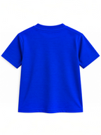 Kiddy Kloset kids royal blue fitted T-shirt back view