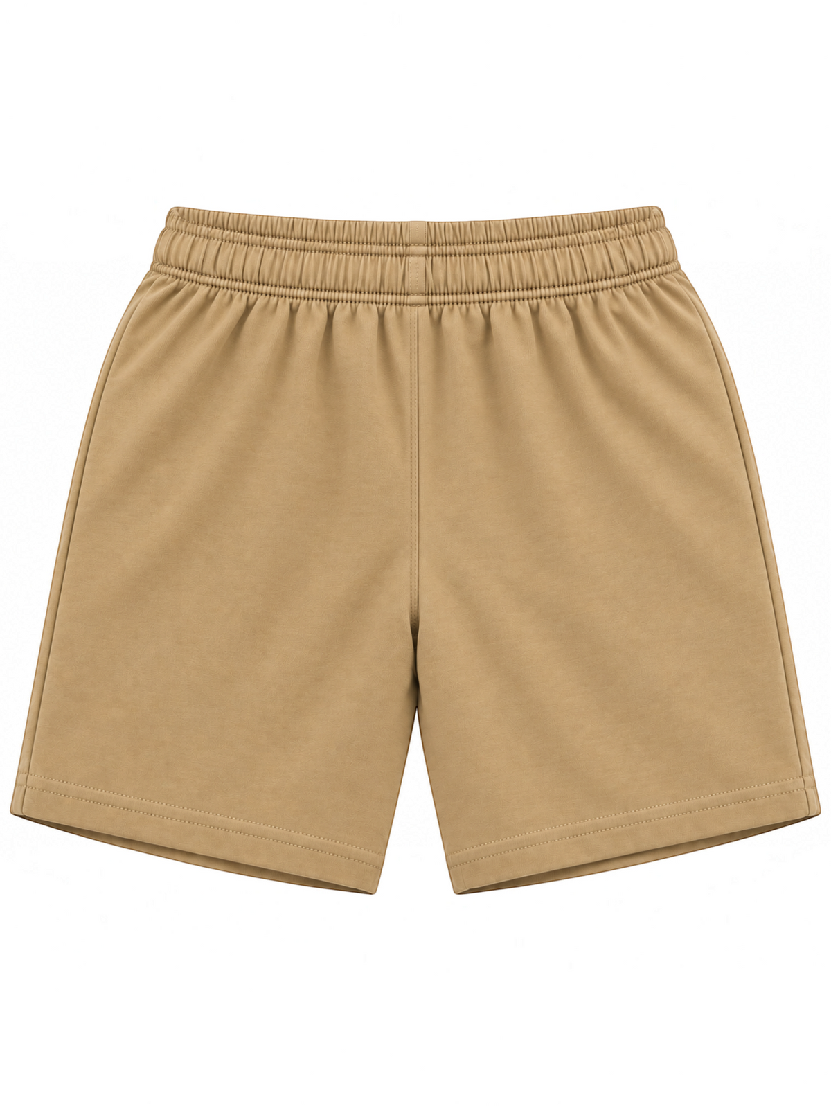 Kiddy Kloset kids camel brown shorts back view