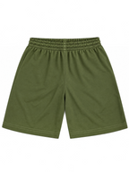 Kiddy Kloset kids olive shorts back view
