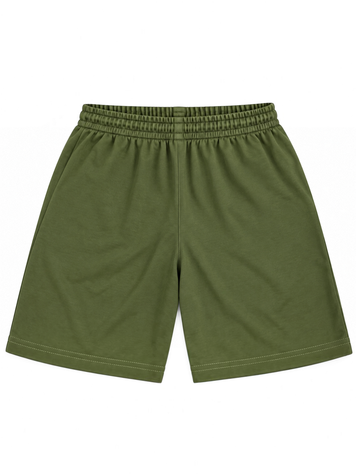 Kiddy Kloset kids olive shorts back view